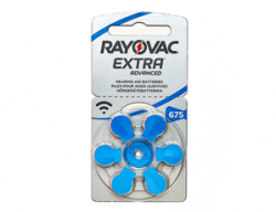 Батарейки №675 для слуховых аппаратов Rayovac Extra