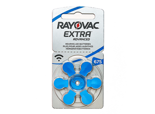 Батарейки №675 для слуховых аппаратов Rayovac Extra