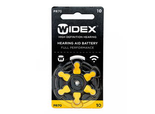 Батарейки для слухового аппарата Widex 10