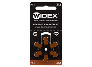Батарейки Widex 312 для слуховых аппаратов
