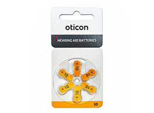 Батарейки для слухового аппарата Oticon 10