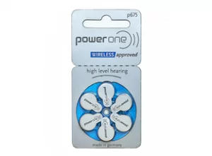 Батарейки №675 Powerone для слухового аппарата