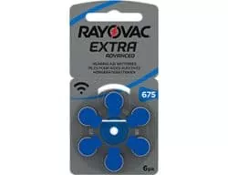 Батарейки для слуховых аппаратов Rayovac Extra Advanced 675