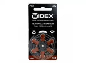 Батарейки для слуховых аппаратов Widex 312