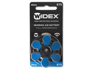 Батарейки Widex р675 для слуховых аппаратов
