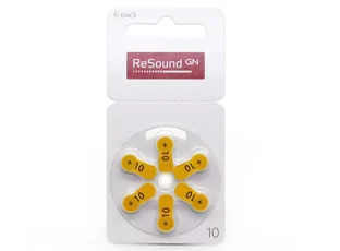 Слуховые батарейки ReSound №10