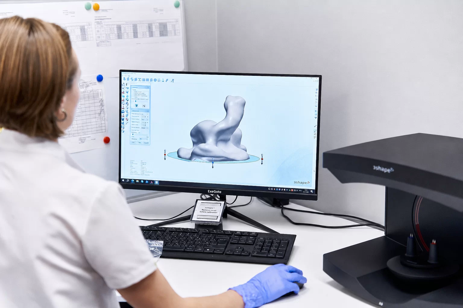 3D моделирование отсканированного слепка ушного вкладыша 3D моделирование отсканированного слепка ушного вкладыша