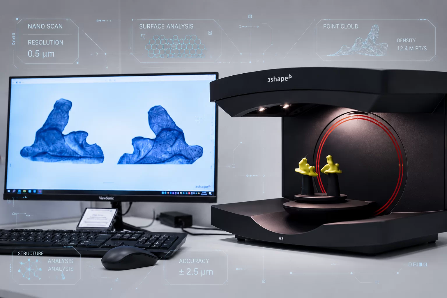3D сканирование слепков ушных каналов